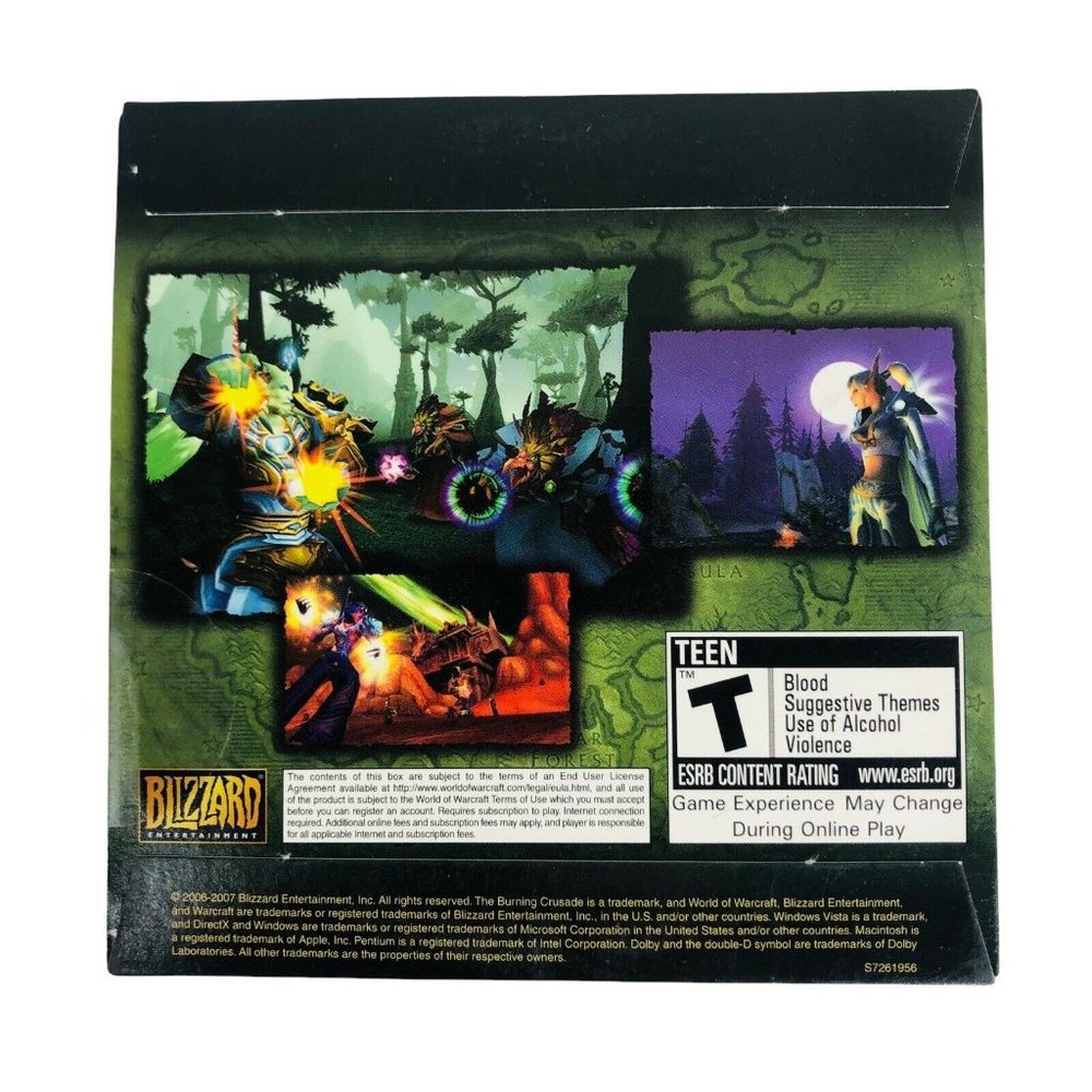 World Of Warcraft Burning Crusade Expansion Set DVD ROM New Sealed Blizzard Code - Picture 3 of 4